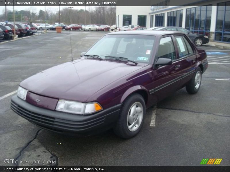 Hawiian Orchid Metallic / Charcoal 1994 Chevrolet Cavalier Sedan