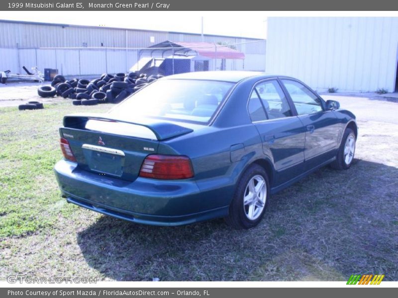 Monarch Green Pearl / Gray 1999 Mitsubishi Galant ES