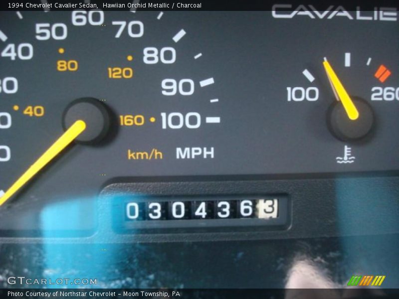 Hawiian Orchid Metallic / Charcoal 1994 Chevrolet Cavalier Sedan