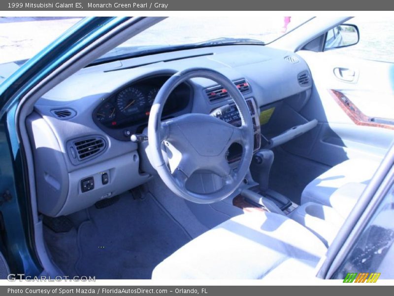 Monarch Green Pearl / Gray 1999 Mitsubishi Galant ES