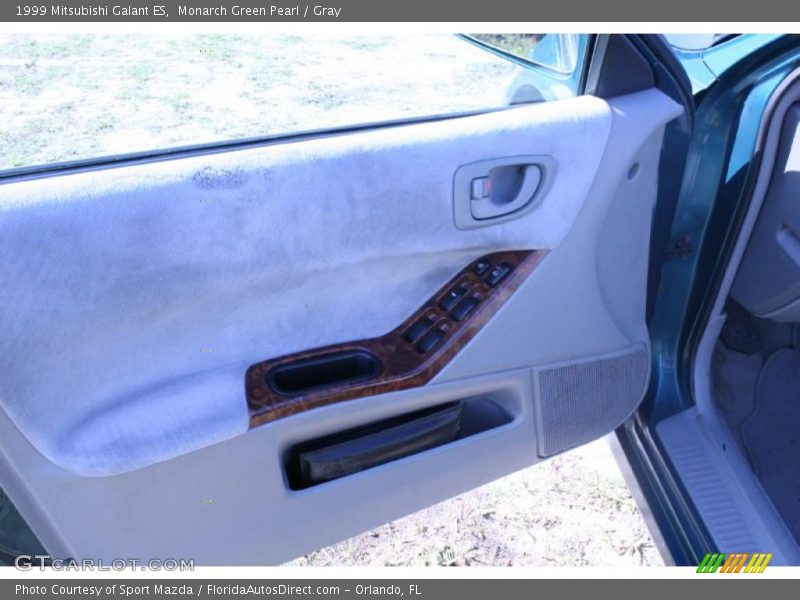 Monarch Green Pearl / Gray 1999 Mitsubishi Galant ES