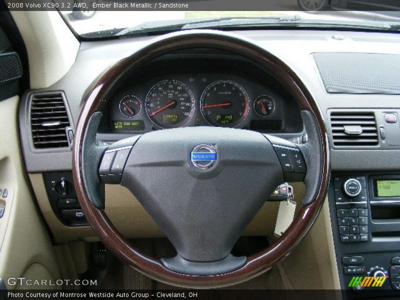 Ember Black Metallic / Sandstone 2008 Volvo XC90 3.2 AWD