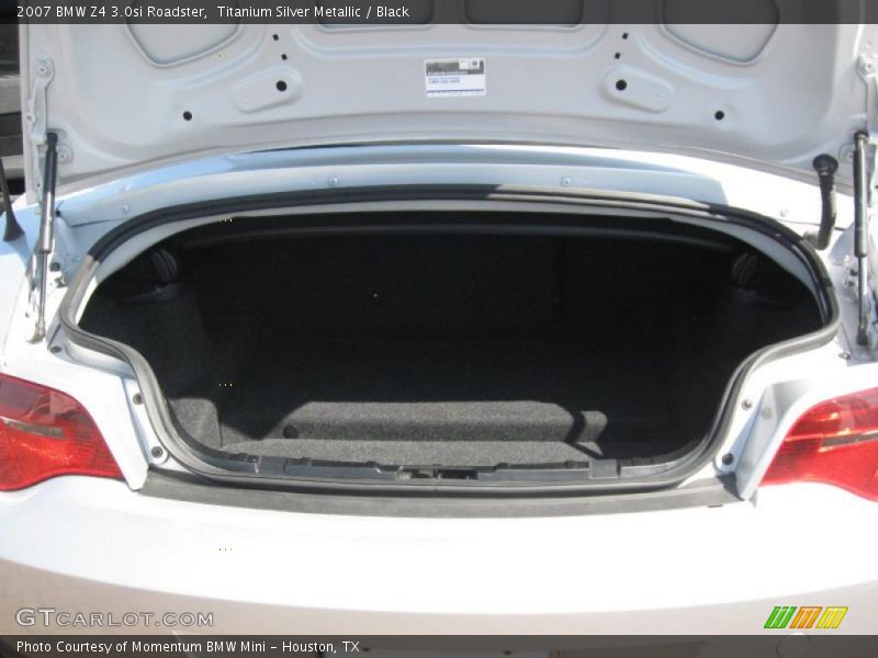 Titanium Silver Metallic / Black 2007 BMW Z4 3.0si Roadster