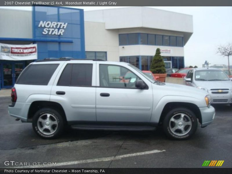 Moondust Metallic / Light Gray 2007 Chevrolet TrailBlazer LS 4x4