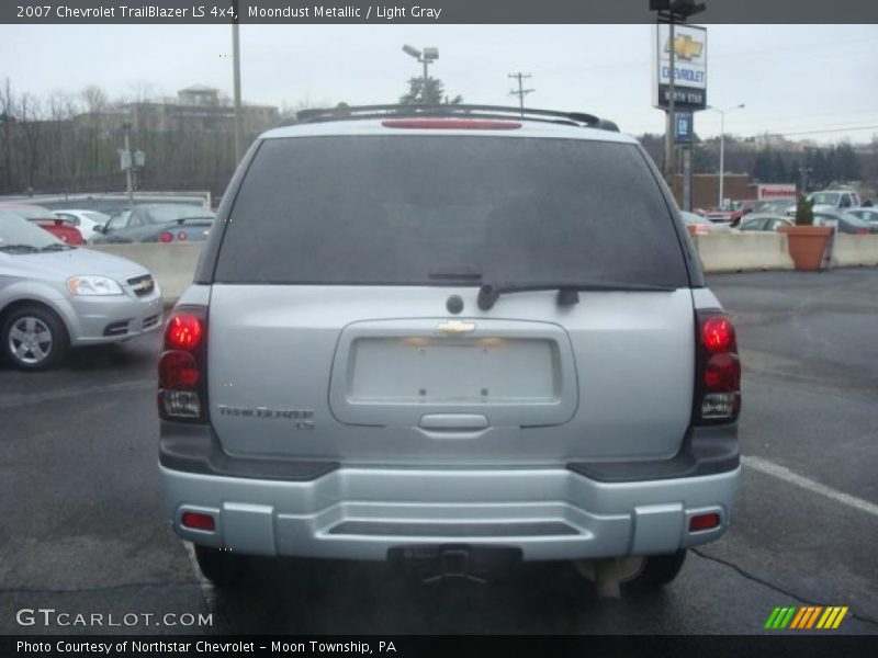 Moondust Metallic / Light Gray 2007 Chevrolet TrailBlazer LS 4x4