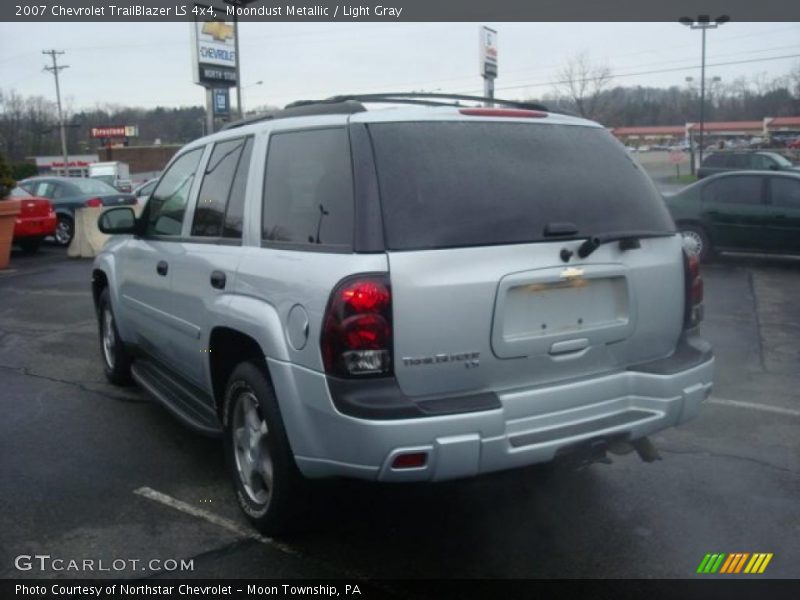 Moondust Metallic / Light Gray 2007 Chevrolet TrailBlazer LS 4x4