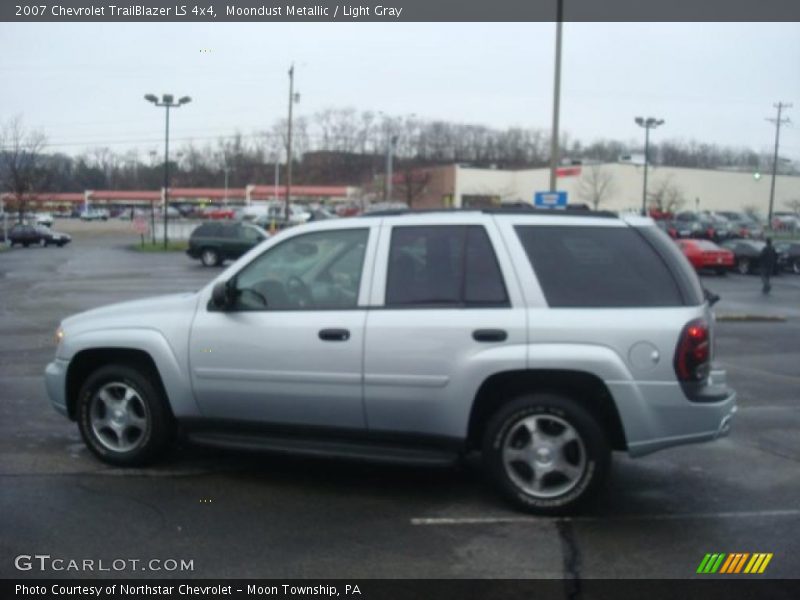 Moondust Metallic / Light Gray 2007 Chevrolet TrailBlazer LS 4x4