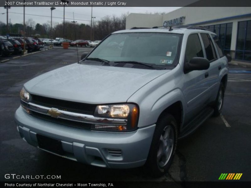 Moondust Metallic / Light Gray 2007 Chevrolet TrailBlazer LS 4x4