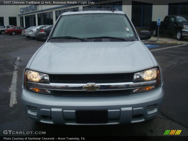 Moondust Metallic / Light Gray 2007 Chevrolet TrailBlazer LS 4x4