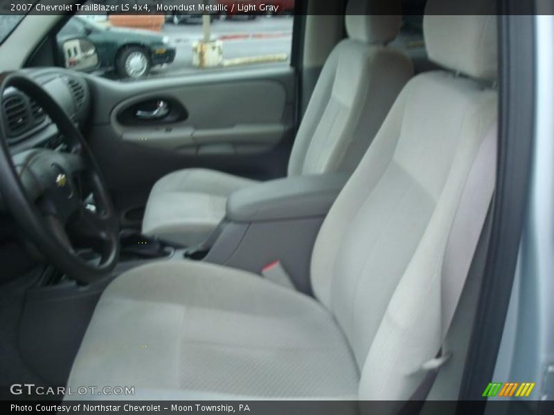 Moondust Metallic / Light Gray 2007 Chevrolet TrailBlazer LS 4x4