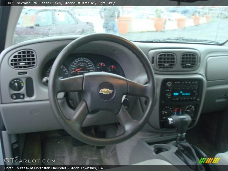 Moondust Metallic / Light Gray 2007 Chevrolet TrailBlazer LS 4x4