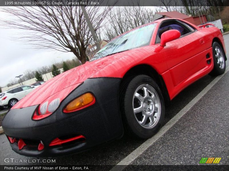 Caracas Red / Black 1995 Mitsubishi 3000GT SL Coupe