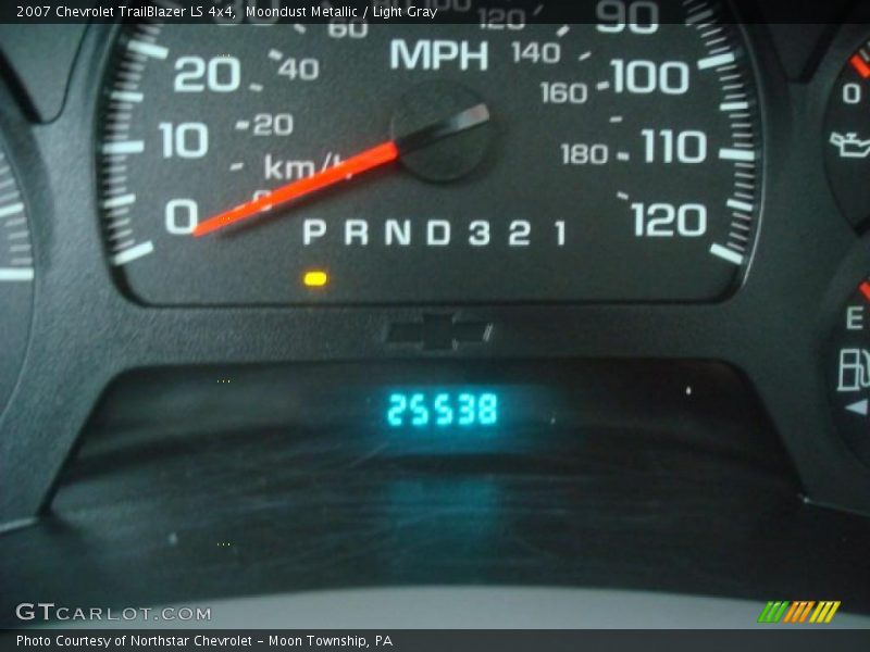 Moondust Metallic / Light Gray 2007 Chevrolet TrailBlazer LS 4x4
