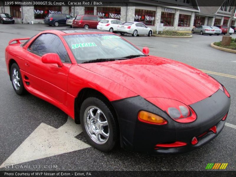 Caracas Red / Black 1995 Mitsubishi 3000GT SL Coupe