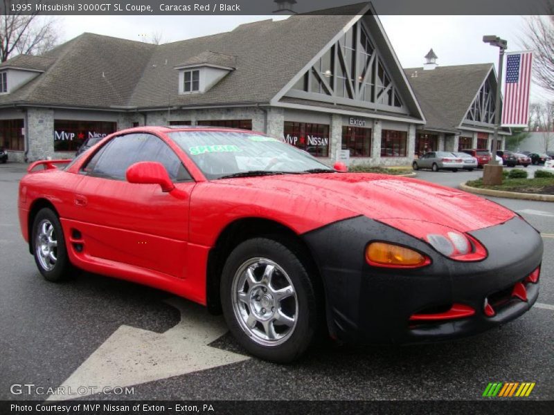 Caracas Red / Black 1995 Mitsubishi 3000GT SL Coupe