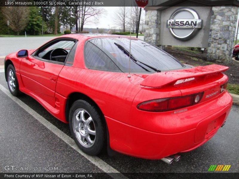 Caracas Red / Black 1995 Mitsubishi 3000GT SL Coupe