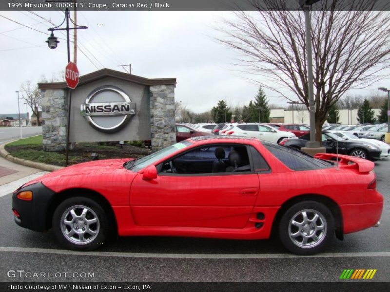 Caracas Red / Black 1995 Mitsubishi 3000GT SL Coupe