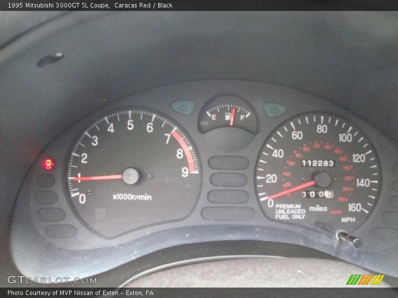 Caracas Red / Black 1995 Mitsubishi 3000GT SL Coupe