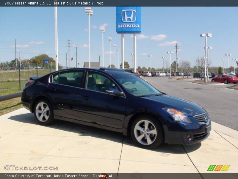 Majestic Blue Metallic / Frost 2007 Nissan Altima 3.5 SE