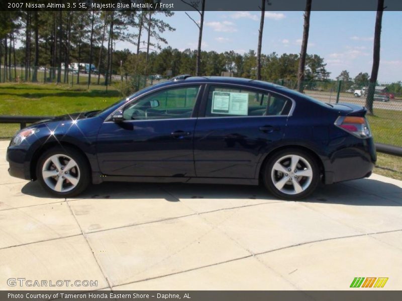 Majestic Blue Metallic / Frost 2007 Nissan Altima 3.5 SE