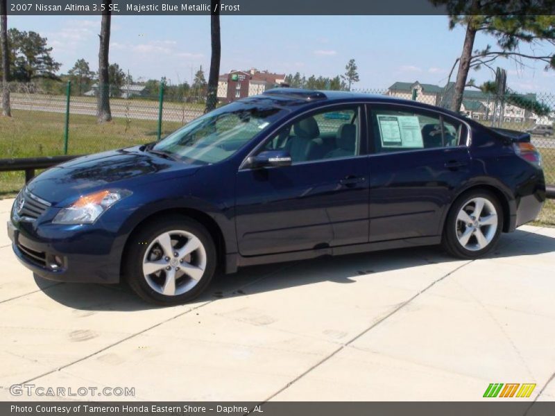 Majestic Blue Metallic / Frost 2007 Nissan Altima 3.5 SE