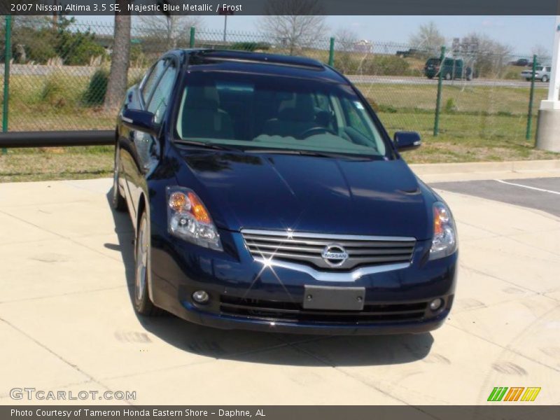 Majestic Blue Metallic / Frost 2007 Nissan Altima 3.5 SE