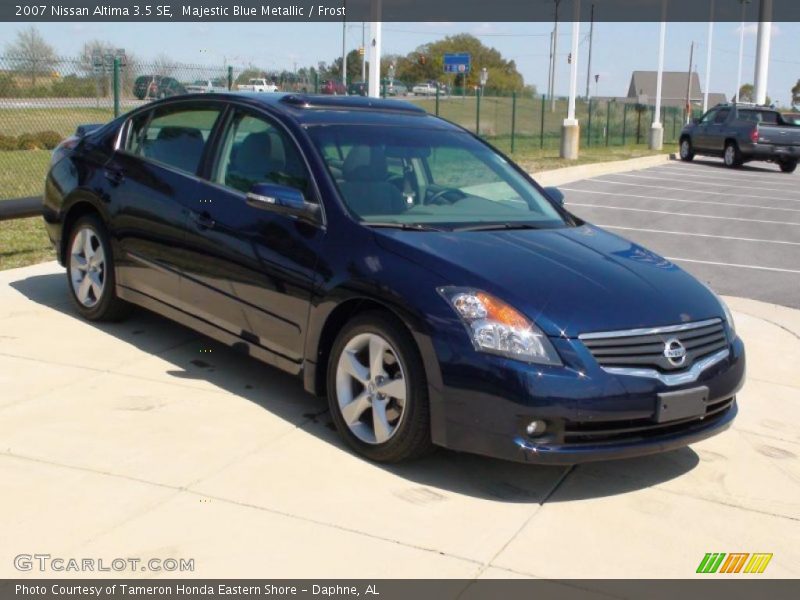 Majestic Blue Metallic / Frost 2007 Nissan Altima 3.5 SE