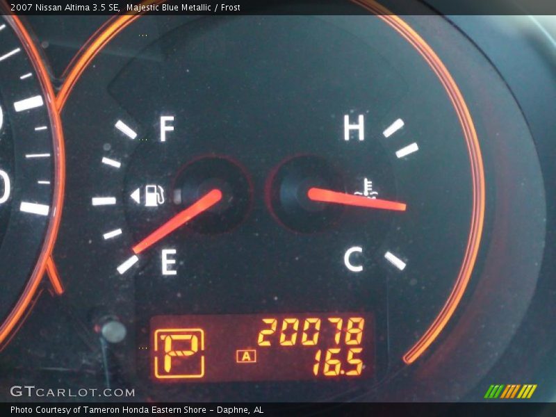 Majestic Blue Metallic / Frost 2007 Nissan Altima 3.5 SE
