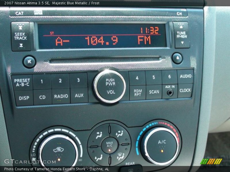 Majestic Blue Metallic / Frost 2007 Nissan Altima 3.5 SE
