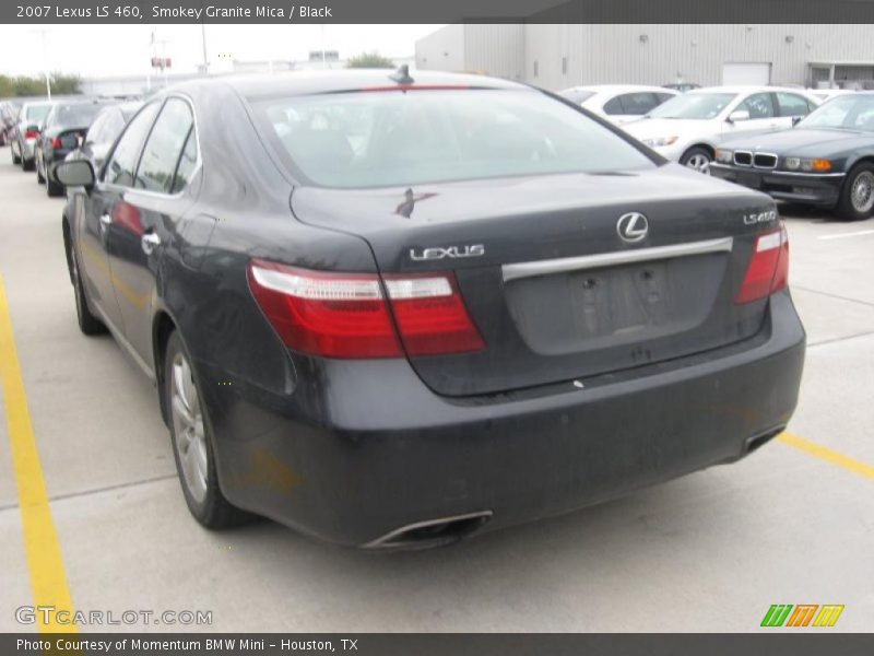 Smokey Granite Mica / Black 2007 Lexus LS 460