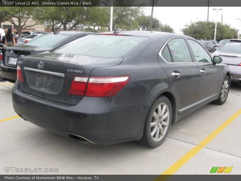 Smokey Granite Mica / Black 2007 Lexus LS 460