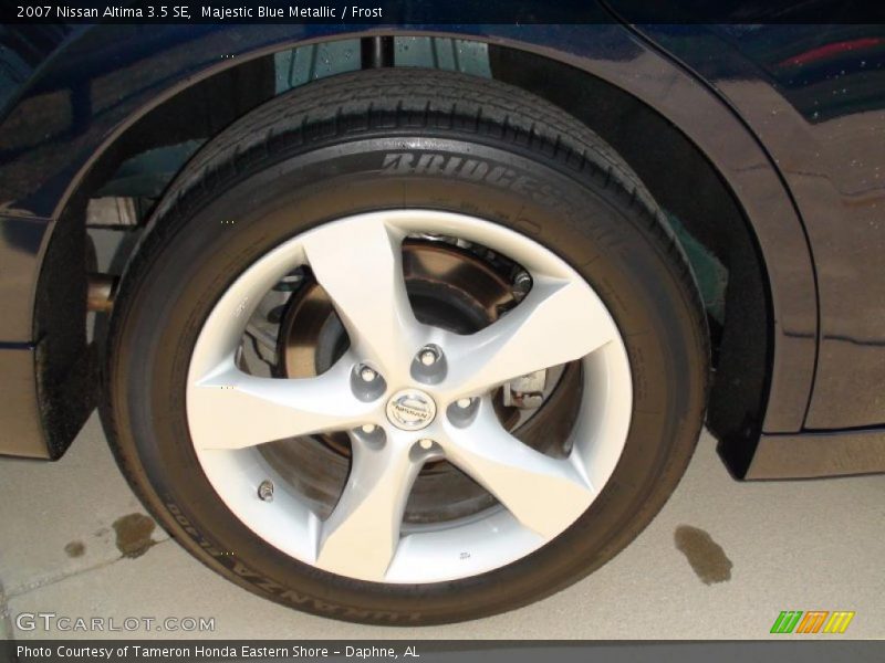 Majestic Blue Metallic / Frost 2007 Nissan Altima 3.5 SE