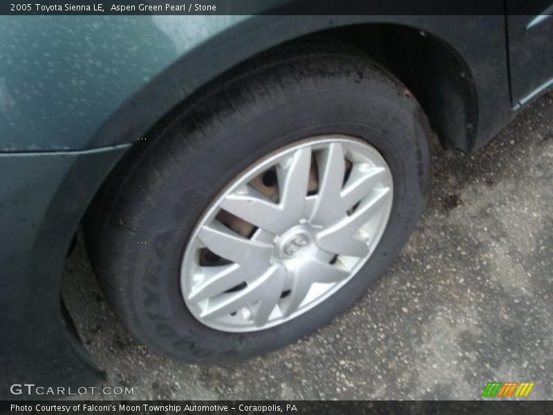 Aspen Green Pearl / Stone 2005 Toyota Sienna LE