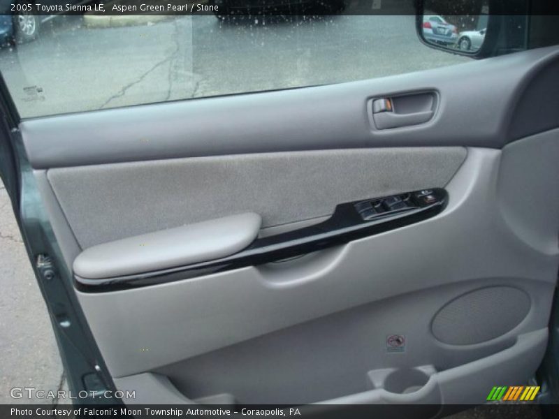 Aspen Green Pearl / Stone 2005 Toyota Sienna LE