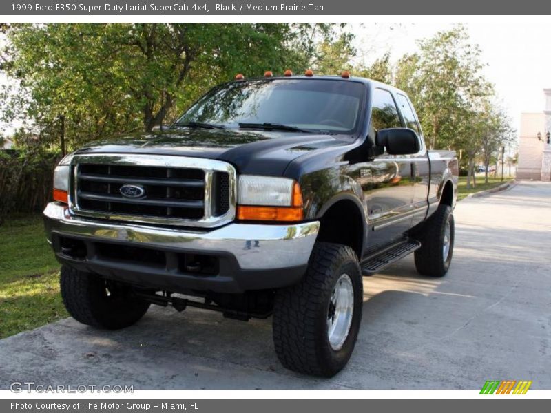 Black / Medium Prairie Tan 1999 Ford F350 Super Duty Lariat SuperCab 4x4