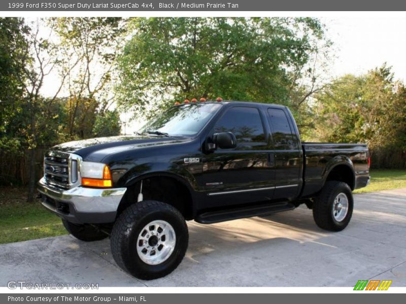 Black / Medium Prairie Tan 1999 Ford F350 Super Duty Lariat SuperCab 4x4