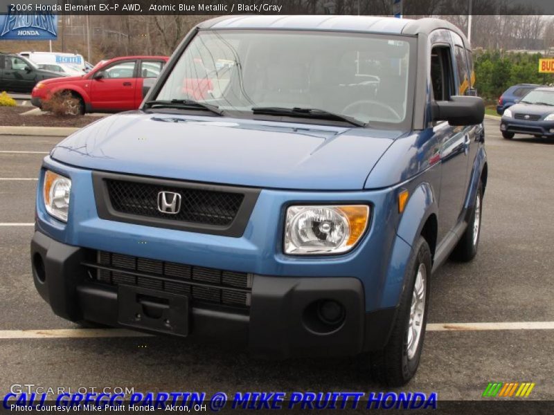 Atomic Blue Metallic / Black/Gray 2006 Honda Element EX-P AWD