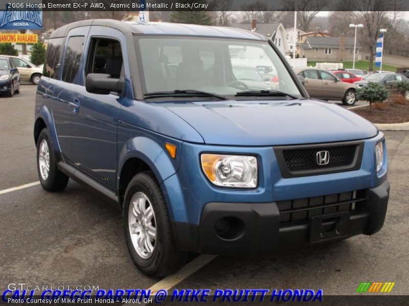 Atomic Blue Metallic / Black/Gray 2006 Honda Element EX-P AWD