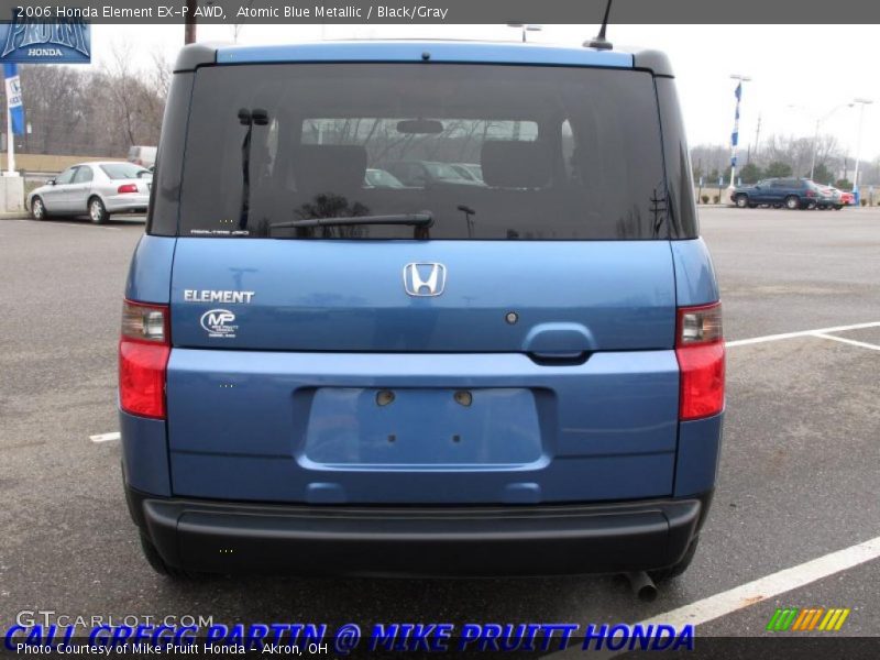 Atomic Blue Metallic / Black/Gray 2006 Honda Element EX-P AWD