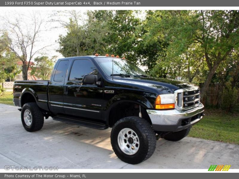 Black / Medium Prairie Tan 1999 Ford F350 Super Duty Lariat SuperCab 4x4