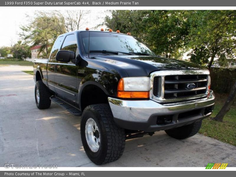 Black / Medium Prairie Tan 1999 Ford F350 Super Duty Lariat SuperCab 4x4