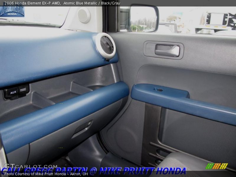 Atomic Blue Metallic / Black/Gray 2006 Honda Element EX-P AWD