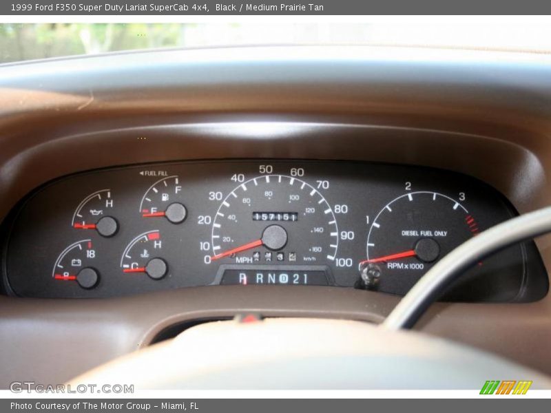 Black / Medium Prairie Tan 1999 Ford F350 Super Duty Lariat SuperCab 4x4