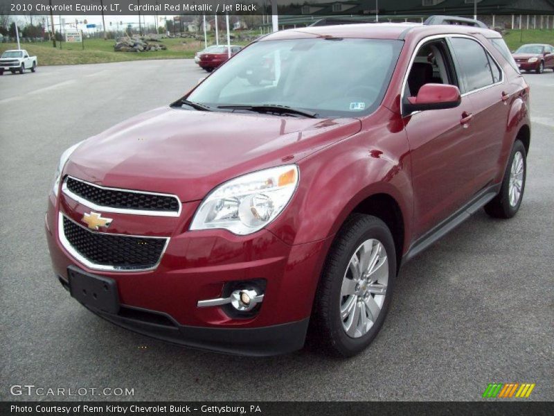 Cardinal Red Metallic / Jet Black 2010 Chevrolet Equinox LT