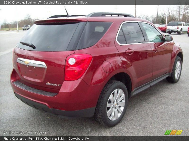 Cardinal Red Metallic / Jet Black 2010 Chevrolet Equinox LT