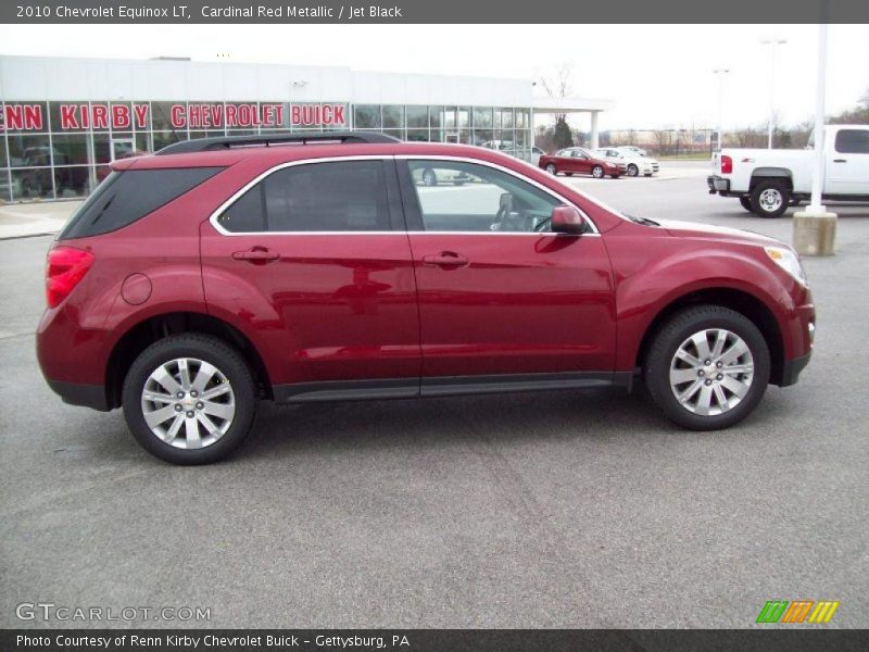 Cardinal Red Metallic / Jet Black 2010 Chevrolet Equinox LT