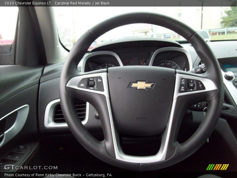 Cardinal Red Metallic / Jet Black 2010 Chevrolet Equinox LT
