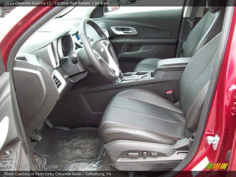 Cardinal Red Metallic / Jet Black 2010 Chevrolet Equinox LT