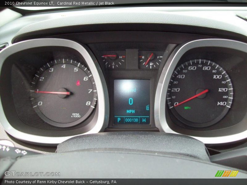Cardinal Red Metallic / Jet Black 2010 Chevrolet Equinox LT