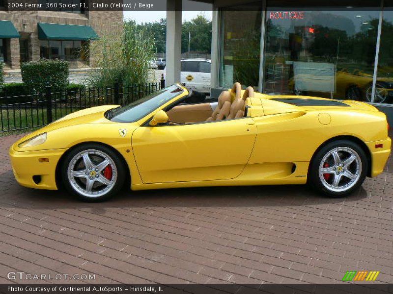  2004 360 Spider F1 Giallo (Yellow)